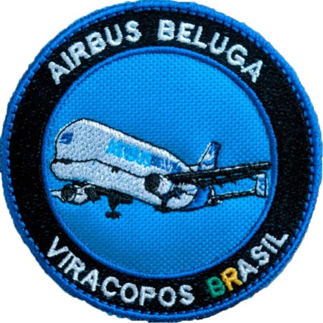 Bolacha comemorativa AIRBUS BELUGA VIRACOPOS BRASIL