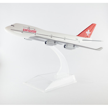 Miniatura B747 SWISS Escala 1/400