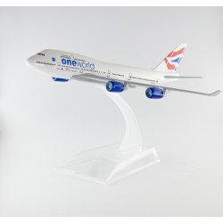 Miniatura B747 BRITSH AIRWAYS ONE WORLD Escala 1/400