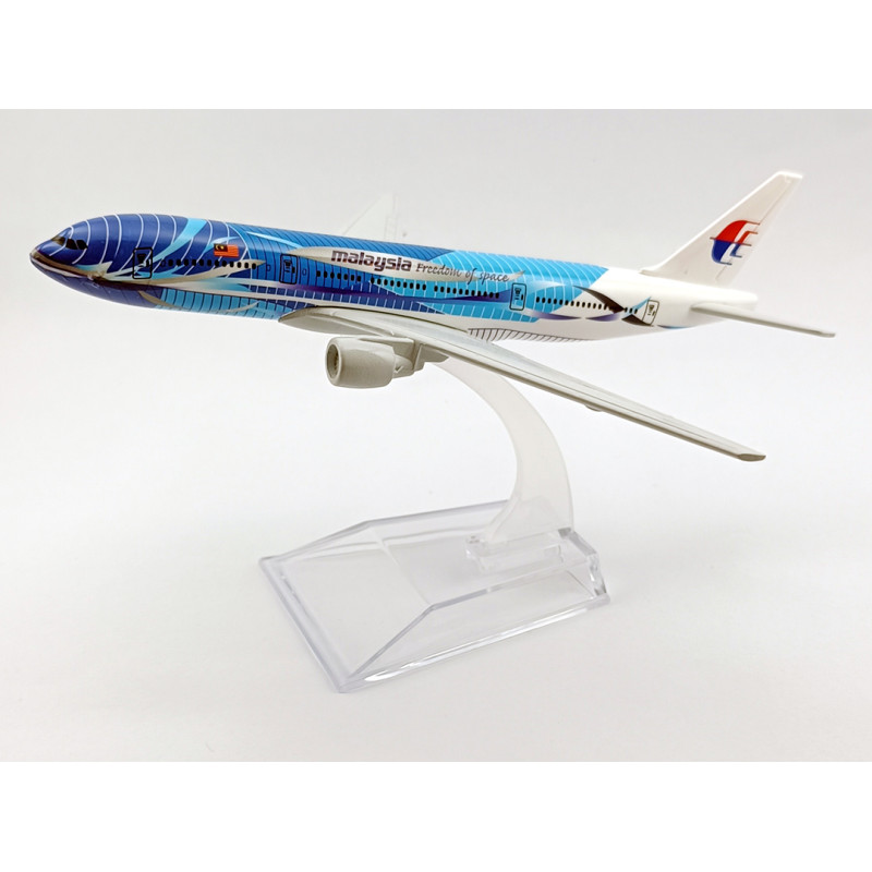 Miniatura B777 MALAYSIA SEA WAVE LINE Escala 1/400