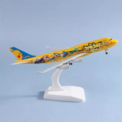 Miniatura De Avião Boeing 747 ANA Pokemon 20cm