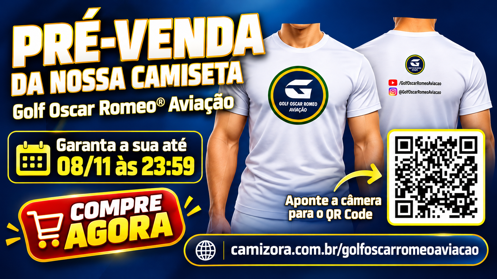 Pré-venda camiseta