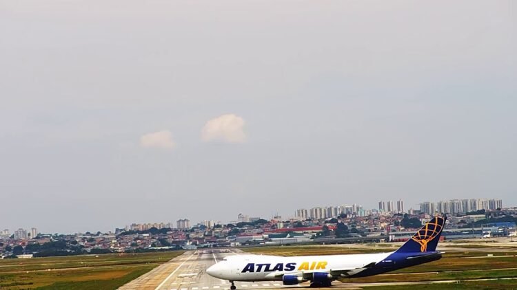 BOEING 747-47UF ATLAS AIR – AEROPORTO INTERNACIONAL DE GUARULHOS GRU AIPORT SBGR – 17/03/2021