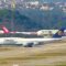 POUSO COMPLETO DA RAINHA – BOEING 747 LUFTHANSA – AEROPORTO INTERNACIONAL DE SÃO PAULO GUARULHOS
