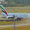 POUSO DO GIGANTE A380 DA EMIRATES NO AEROPORTO INTERNACIONAL DE SÃO PAULO/GUARULHOS
