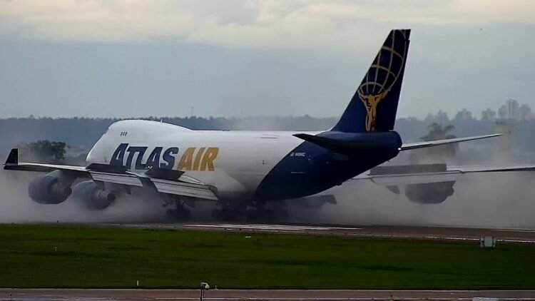 REJECTED TAKEOFF BOEING 747 ATLAS AIR EM VIRACOPOS !!!
